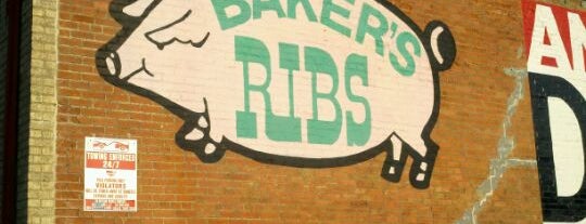 Baker's Ribs is one of สถานที่ที่ Lovely ถูกใจ.