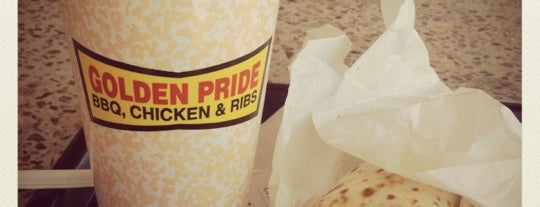 Golden Pride BBQ Chicken & Ribs is one of สถานที่ที่ Brad ถูกใจ.