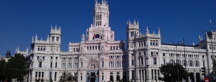 Plaza de Cibeles is one of Madrid.