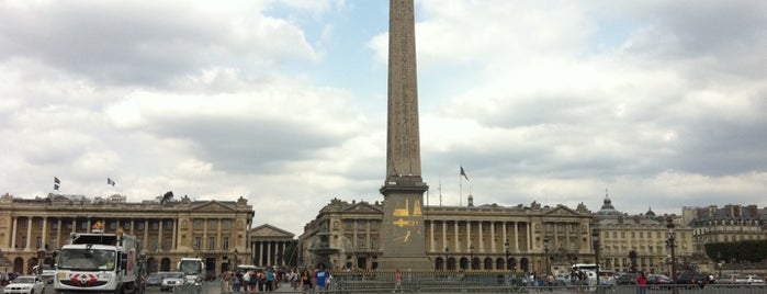 Plaza de la Concordia is one of UK & Paris.