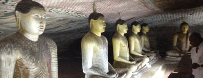 Dambulla Cave Temple is one of UNESCO World Heritage Sites (Asia).
