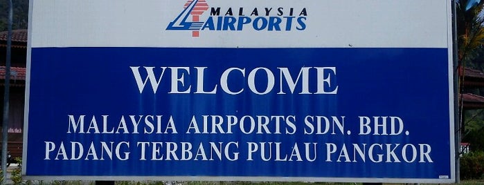 Pangkor Airport (PKG) is one of Service (1) ;).