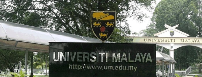 Universiti Malaya (University of Malaya) is one of Orte, die Afiq gefallen.