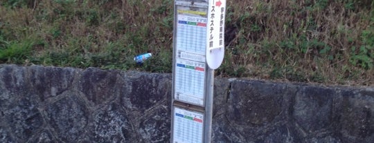 ユースホステル前バス停 is one of 京都市バス バス停留所 2/4.