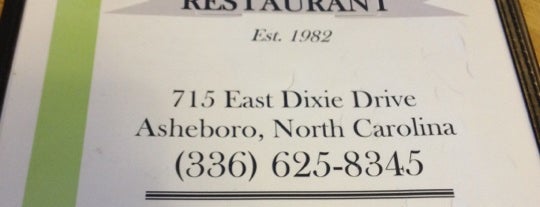 Dixie 3 is one of Asheboro, NC.