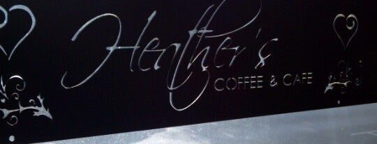 Heather's Coffee & Cafe is one of สถานที่ที่ A ถูกใจ.