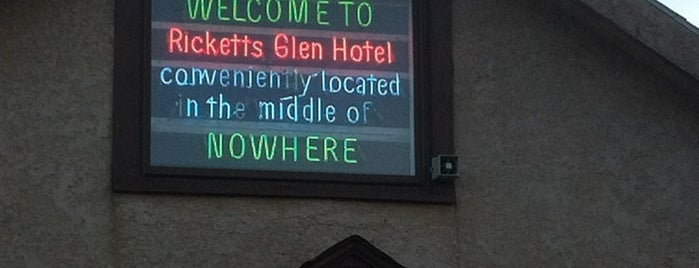 Rickett's Glen Hotel is one of Hotels, Inns & More.