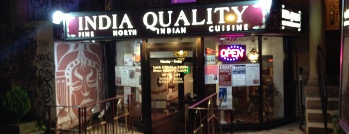 India Quality Restaurant is one of Bikabout Boston.