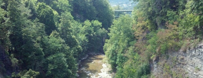 Suspension Bridge is one of Cornell and Ithaca scenic views.