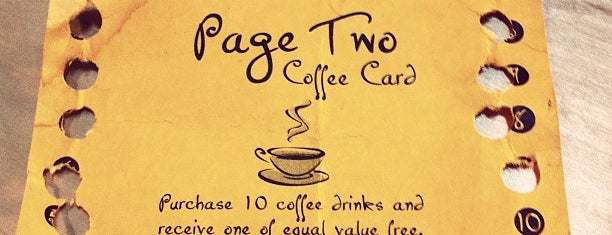 Page Two is one of Top Boulder Coffee Shops.