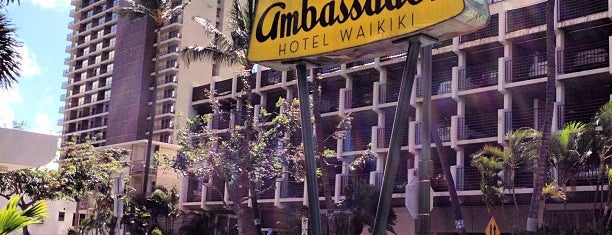 Ambassador Hotel Waikiki is one of Neon/Signs Hawaii.