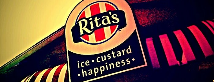 Rita's Italian Ice & Frozen Custard is one of Carol’s Liked Places.