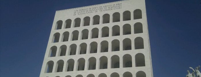 Palazzo della Civiltà e del Lavoro is one of Eternal City - Rome #4sqcities.