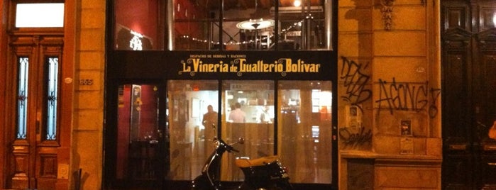 La Vineria de Gualterio Bolívar is one of Buenos Aires - Argentina = Peter's Fav's.