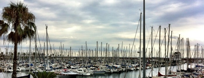Port Olímpic is one of Barcelona <3.