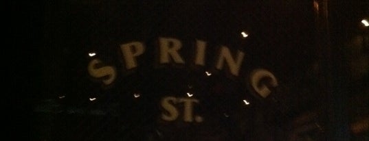 Spring St. Bar is one of My favorites for Bars.