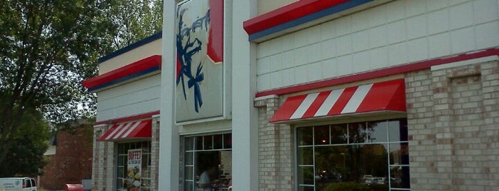 KFC is one of West Lafayette Eateries Along the North Side.