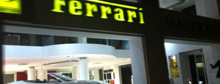Ferrari Maserati Showroom is one of สถานที่ที่ N. Naz ถูกใจ.