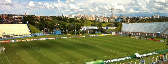 Estádio Municipal Eduardo José Farah (Prudentão) is one of Lugares Pres. Prudente.