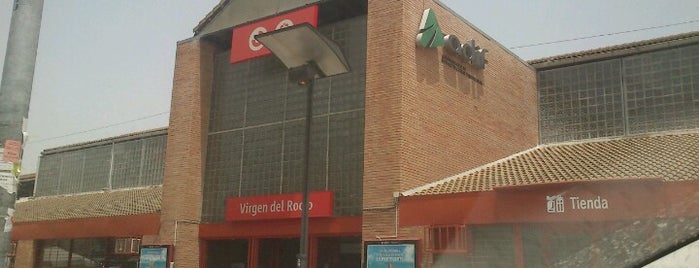 Estación Virgen del Rocío is one of Cercanías Sevilla.