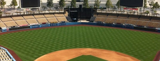 Доджер-стэдиум is one of Baseball Stadiums.