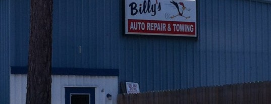 Billy's Auto Repair & Towing is one of Automotive.