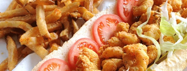 AJ's Famous Seafood and PoBoys is one of Atlanta Cheap Eats.