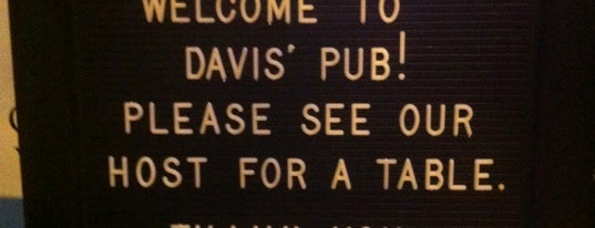 Davis' Pub is one of To Do - Not in DC.