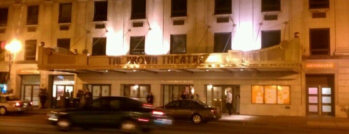 The Brown Theater is one of Haven't tried.