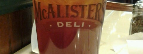 McAlister's Deli is one of Places.