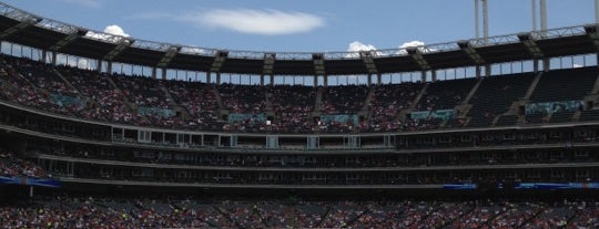 Progressive Field is one of MLB Baseball Stadiums.