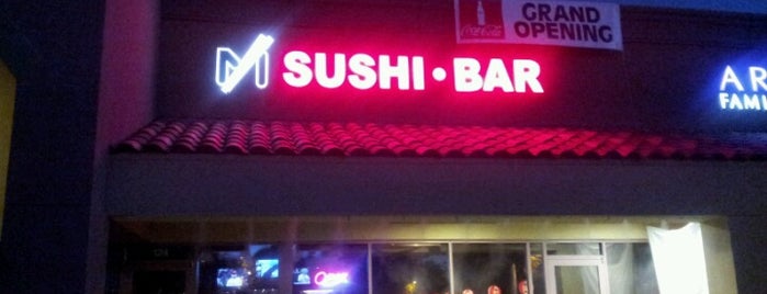 M Sushi Bar is one of venues I made.