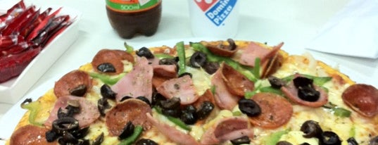 Domino's Pizza is one of Bia's favorites.