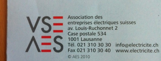 Association des entreprises électriques suissea is one of Production d'électricité.