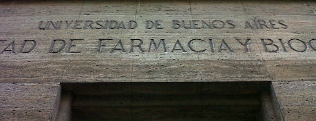 Facultad de Farmacia y Bioquímica (UBA) is one of Universidad de Buenos Aires.