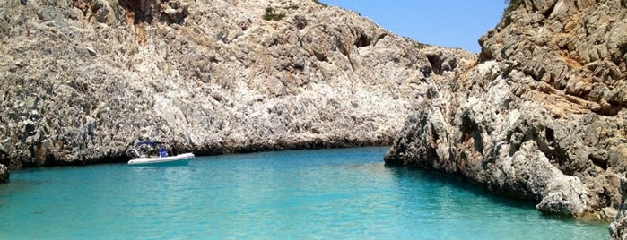 Seitan Limania Beach is one of Crete is our playground.