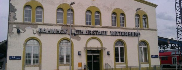 Bahnhof Lutherstadt Wittenberg is one of DB ICE-Bahnhöfe.