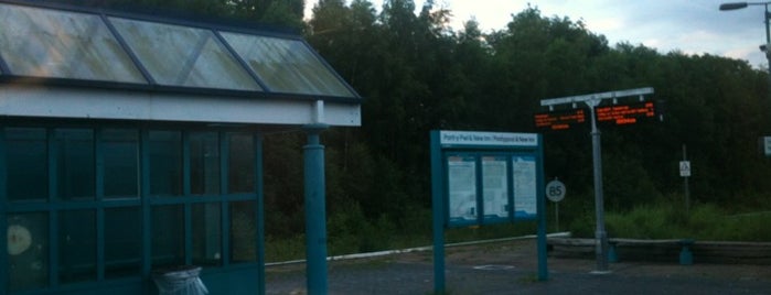 Pontypool & New Inn Railway Station (PPL) is one of Railway Stations i've Visited.