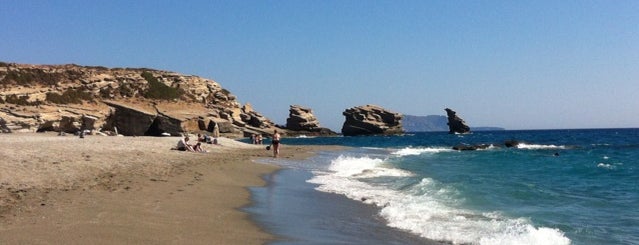 Triopetra Beach is one of Mndk favourites.