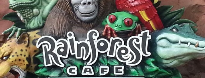 Rainforest Café is one of Restaurantes em Orlando fora dos parques da Disney.