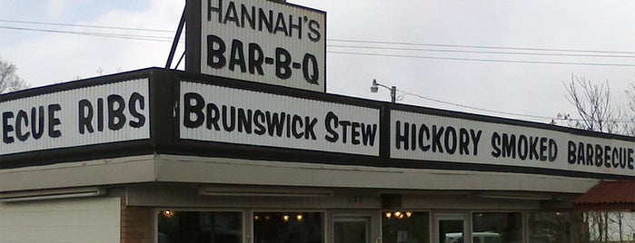 Hannah's BBQ is one of Brandon 님이 좋아한 장소.