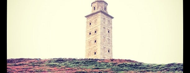 Torre de Hércules is one of Galicia: A Coruña.