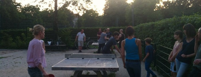 Tischtennisplatten Monbijoupark is one of Locais salvos de ☀️ Dagger.