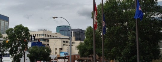 Edmonton Police Service Headquarters is one of The roof.