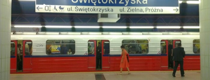 Metro Świętokrzyska is one of Metro.