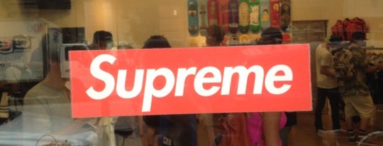Supreme NY is one of A Continuous Lean's Menswear Shopping Guide 2012.