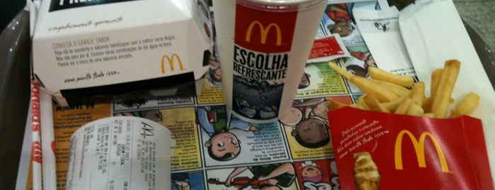 McDonald's is one of lugares que ja fui.