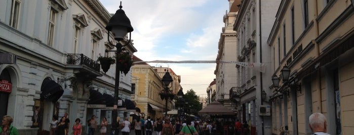 Knez Mihailova Street is one of Belgrade - Serbia.