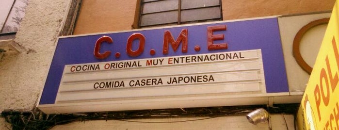 C.O.M.E. is one of Jap's y Orientales DF.