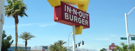 In-N-Out Burger is one of Lieux qui ont plu à Vick.